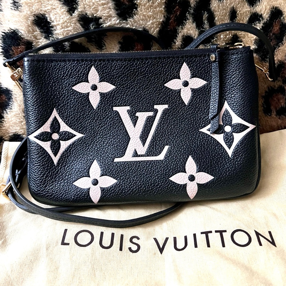 👑✅PRICE FIRM✅AUTHENTIC Louis Vuitton Bicolor Double Zip - Picture 5 of 17